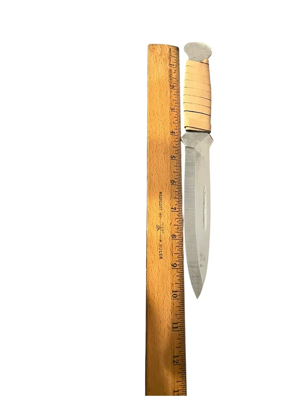 Vintage Valor #142 Knife Fixed Blade Survival Camping Hunting Japan & Sheath
